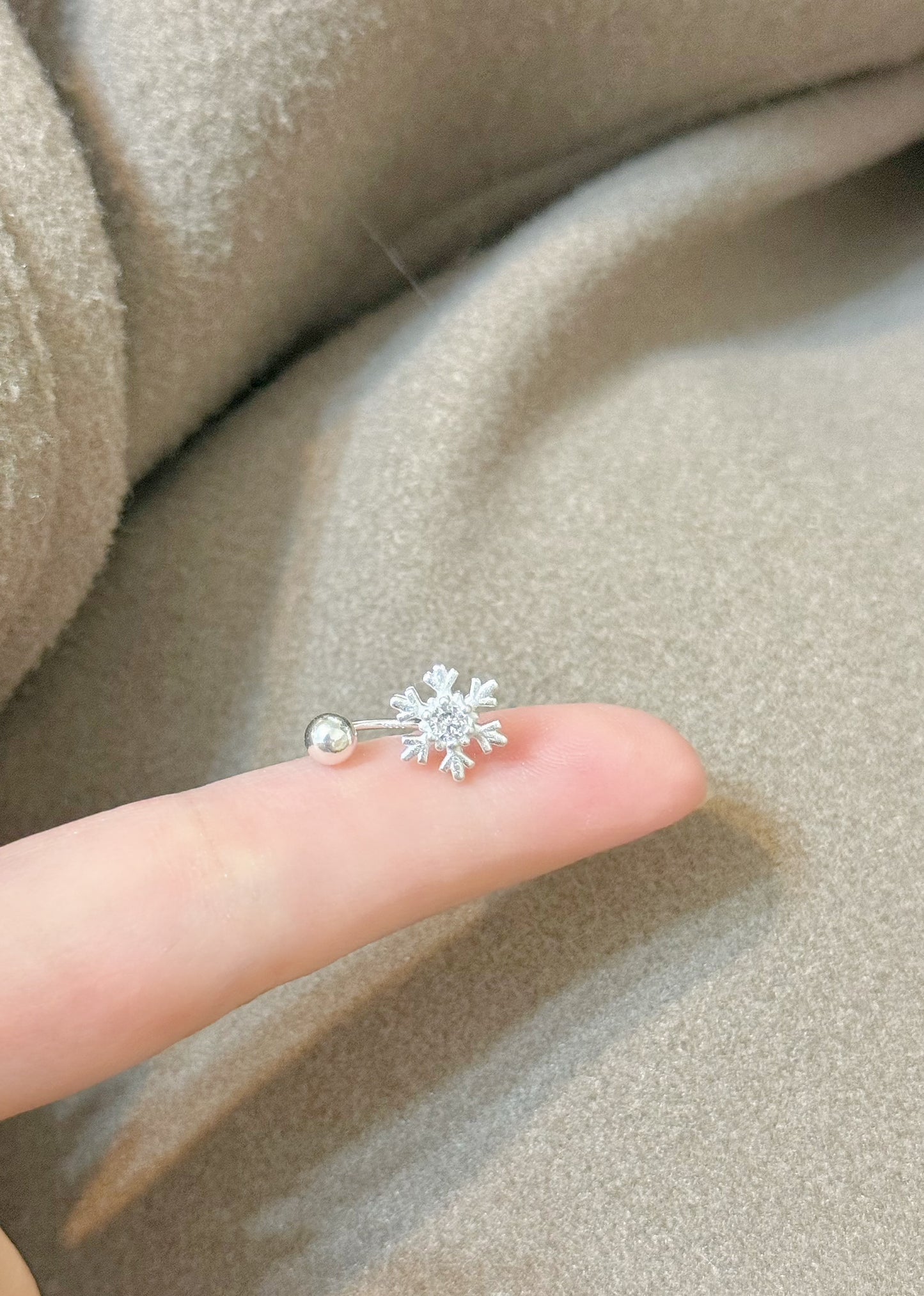 Snowflake 2 ways earrings