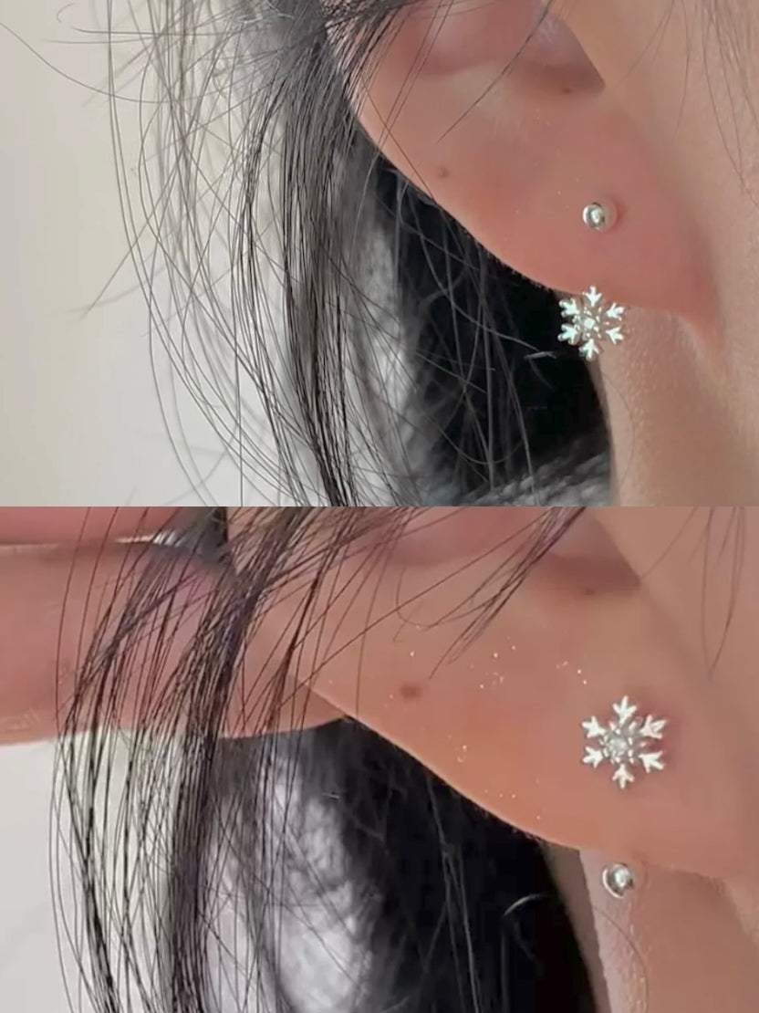 Snowflake 2 ways earrings