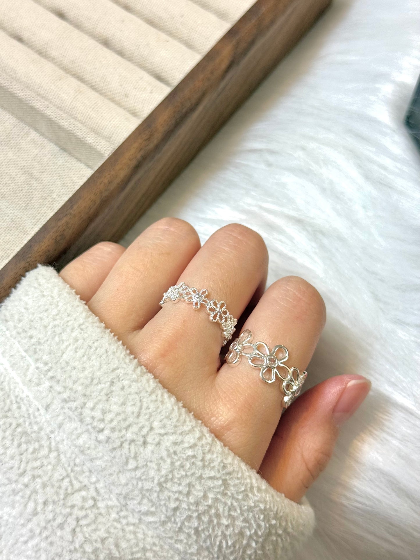 Flowers rings🌸