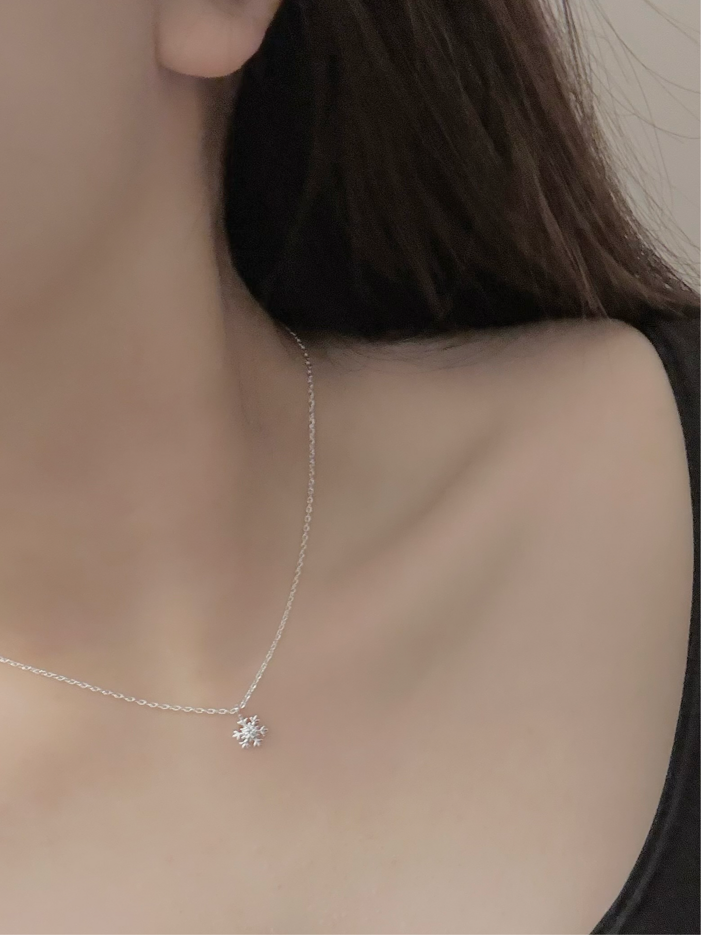 snowflake necklace❄️☃️