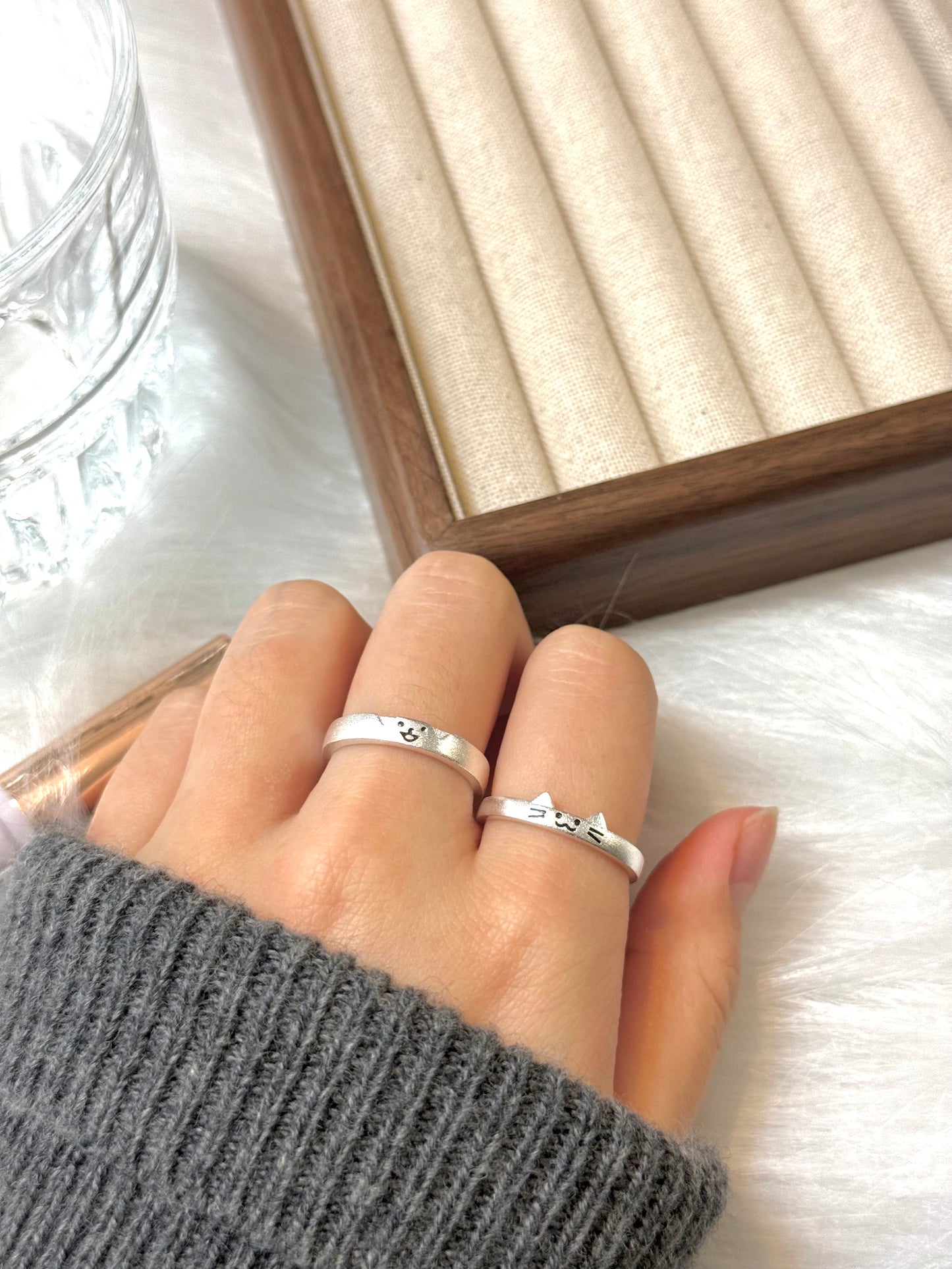 Couple rings~ cat&dog🐱🐶