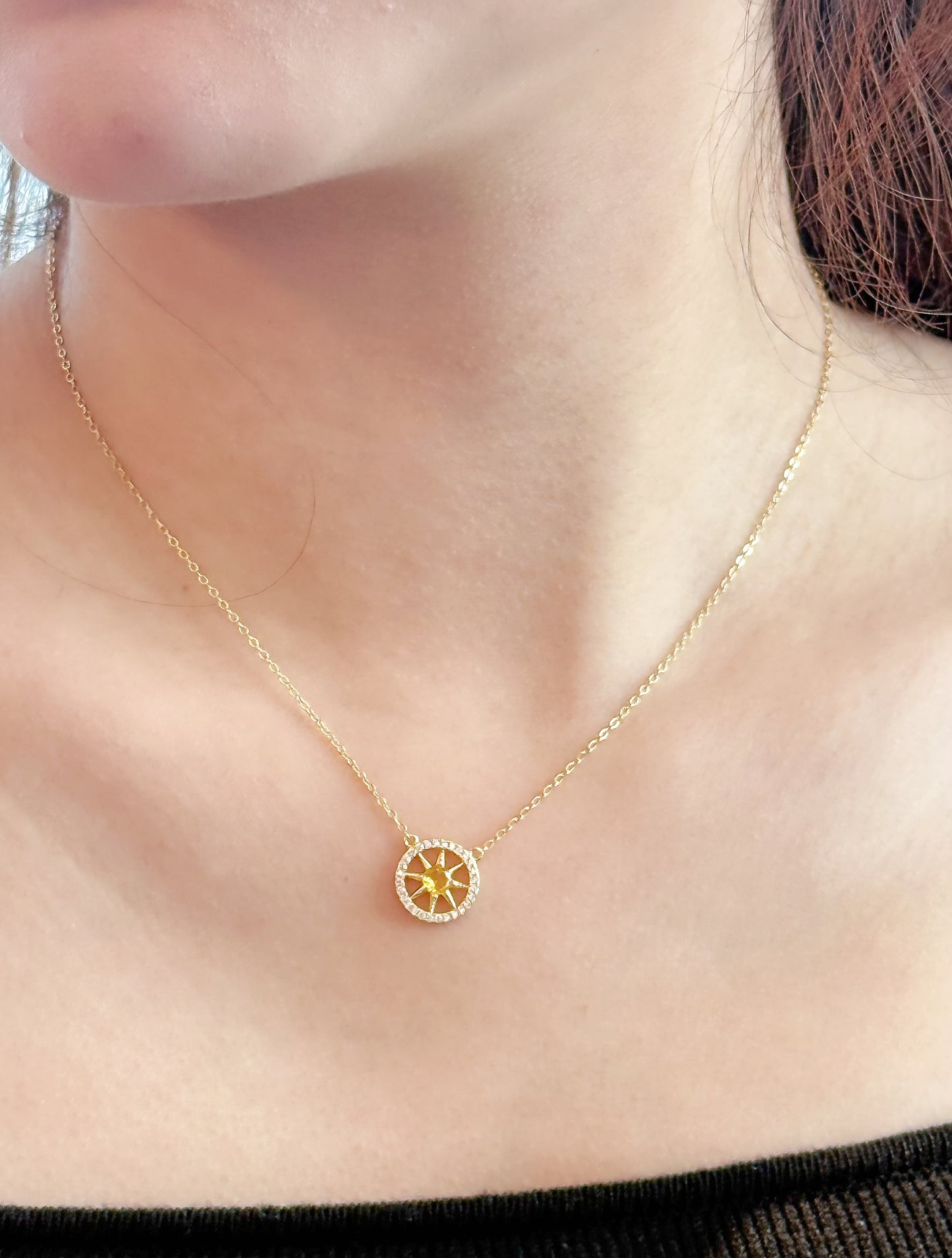 925 Octagram necklace