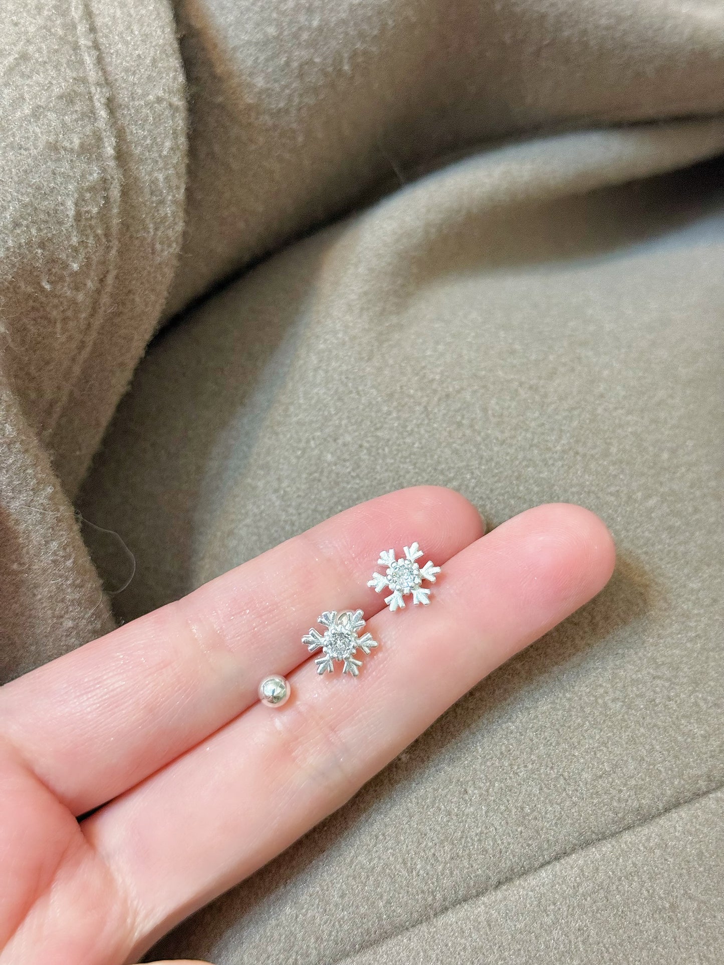 Snowflake 2 ways earrings