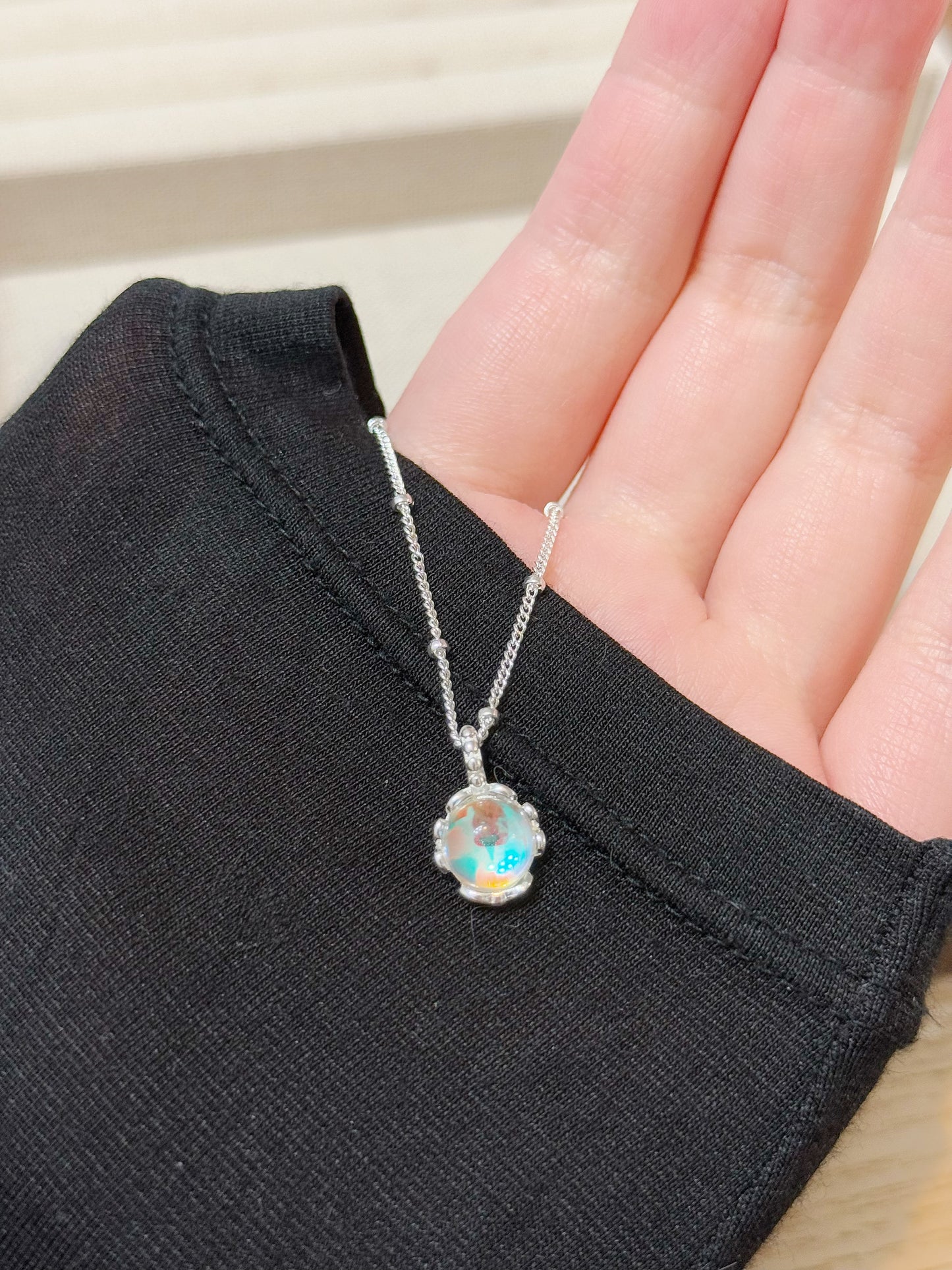 Moonstone necklace