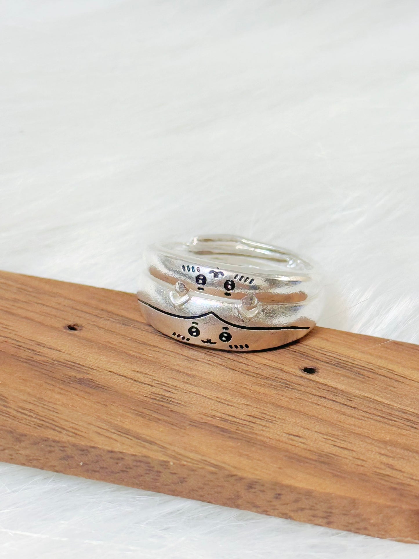 Chiikawa Couple Rings