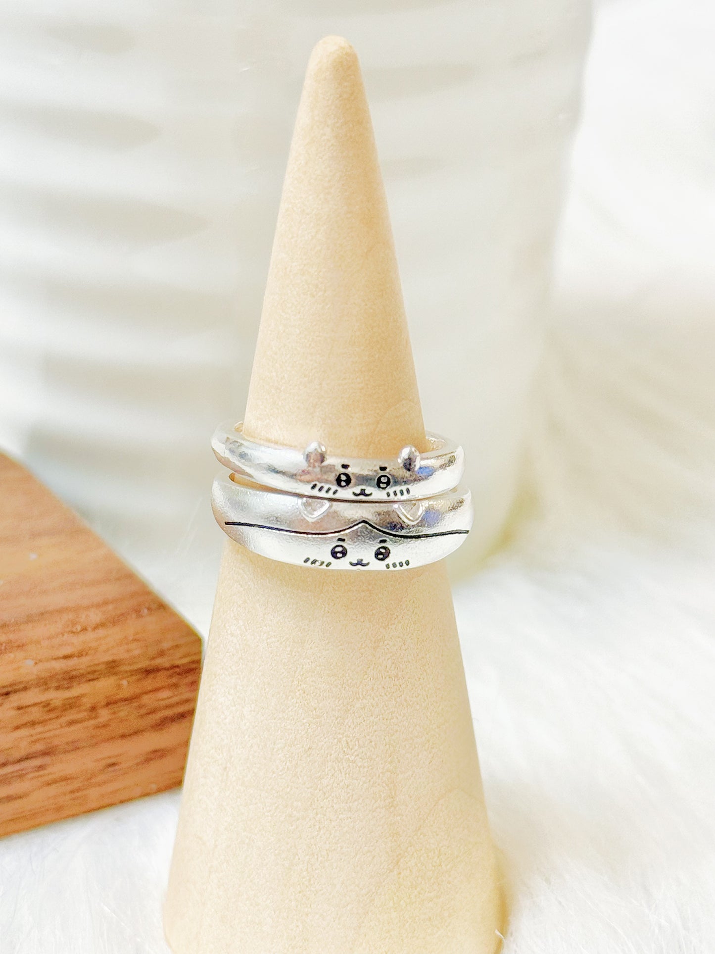 Chiikawa Couple Rings