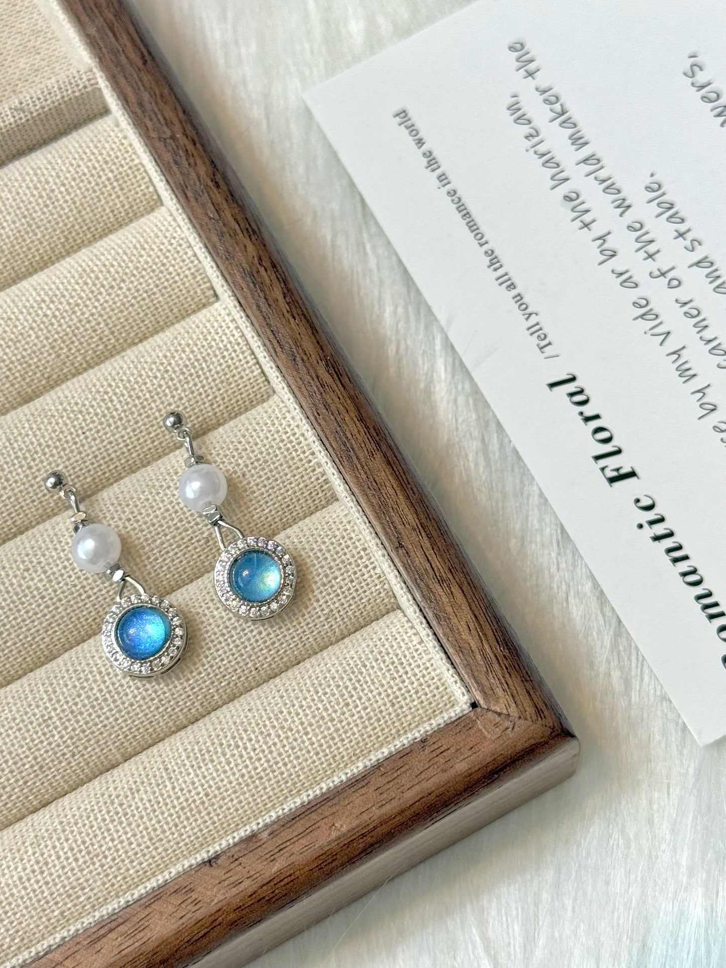 Aquamarine earrings