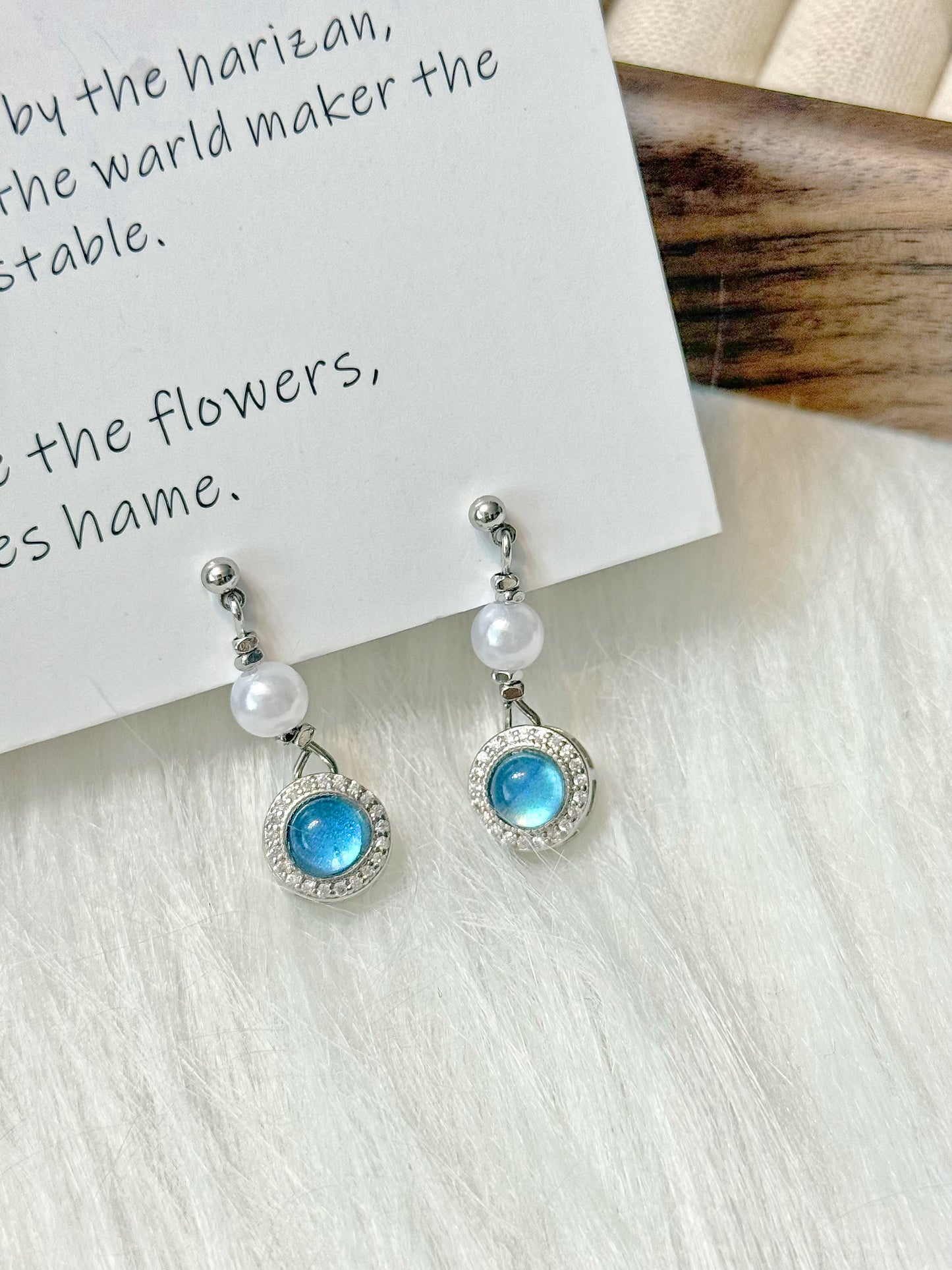 Aquamarine earrings