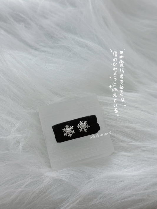 Snowflake earrings